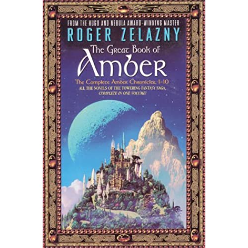 A cover of the Great Book of Amber, by Roger Zelazny.