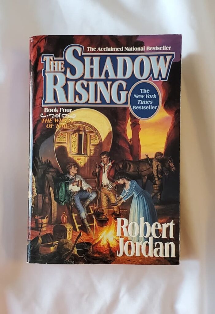 A cover of Robert Jordan's, The Shadow Rising.